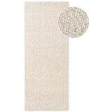 Elle Decoration Kremno bel/slonokoščen ročno tkan tekač iz mešanice volne 80x200 cm Majoli – | Shoptok.si