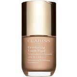 Clarins Everlasting Youth Fluid Foundation posvjetljujući puder SPF 15 nijansa 109 Wheat 30 ml | shoptok.hr