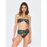 Only Green-blue women's floral swimwear bottoms Juliette - Women