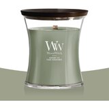 WoodWick Verdant Fig dišeča sveča z lesenim stenjem 275 g | Shoptok.si