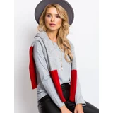 Fashion Hunters Sky gray blouse