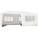Multi Garden komercijalni vrtni paviljon šator – 3 × 6 m, 6 zidova, bijeli | shoptok.hr
