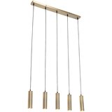 QAZQA Moderna viseča svetilka bronze 5-light - Jeana Cene