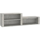 Ormarić za cipele boja betona 150x35x45 cm konstruirano drvo | shoptok.hr