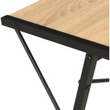  Radni stol s policom crni i boja hrasta 116 x 50 x 93 cm | Eponuda.ba