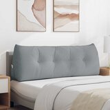  Jastuk za leđa Svijetlo siva 140 x 24 x 50 cm tkanina | shoptok.hr