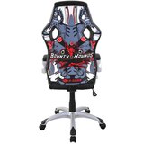XORA GAMING STOL les, kovina, umetna masa, tekstil siva, večbarvno, rdeča, črna | Shoptok.si