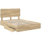  s od storage Sonoma hrast 140 x 190 cm Konstruirano drvo | shoptok.hr