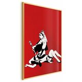 Plakat - Banksy: Queen Victoria 29.7x42 Zlatni okvir | shoptok.hr