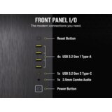 Corsair kućište 6500X mid-tower/dve komore/kaljeno staklo/bez napajanja/crna/obsidijan aluminijum Cene