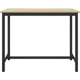  Stol Sonoma hrast 100 x 50 x 76 5 cm Inženjerska drva i čelik | shoptok.hr