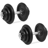 vidaXL 18-dijelni set utega od lijevanog željeza 40 kg Cijene