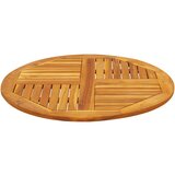 vidaXL Stolna ploča Ø80x2,2 cm okrugla od masivnog bagremovog drva | shoptok.hr