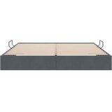 Krevet s od storage s pohranom Tamnosiva 193 x 203 cm Baršun | shoptok.hr