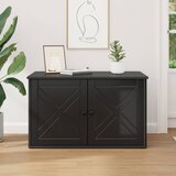  Mačja Kuća Crna 85 x 55 x 50,5 cm Konstruirano drvo | Eponuda.com