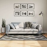  Perivi tepih crno-bijeli 120 x 180 cm protuklizni Cijene