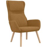  Stolica za opuštanje smeđa baršunasta | shoptok.hr