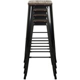 MID.YOU Barski Stol Vantaggio High Ws, Črna | Shoptok.si