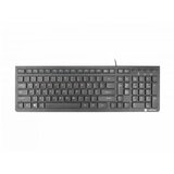 Natec tastatura discus 2, slim multimedia keyboard us, usb, black | ePonuda.com