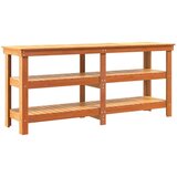  Radni stol Vosak smeđa 181.5 x 50 x 80 cm Čvrsto borovo drvo | shoptok.hr