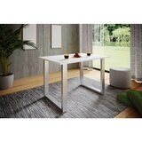 MID.YOU jedilna miza xona, bela, srebrna | Shoptok.si