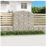  Gabionska košara s lukom 200x50x200/220 cm pocinčano željezo | shoptok.hr