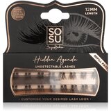 SOSU by Suzanne Jackson Hidden Agenda Undetectable Lashes šopaste lepilne trepalnice brez vozlička 12 mm Cene
