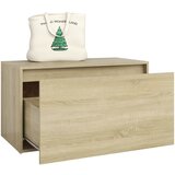  Klupa za hodnik 80 x 40 x 45 cm boja hrasta konstruirano drvo | Eponuda.ba