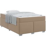  Konstrukcija postelje z vzmetnico Kapučino 120 x 200 cm blago, (5000126268) | Shoptok.si