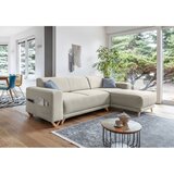 Miuform Bež raztegljiva/s prostorom za shranjevanje kotna sedežna garnitura Classy Sophie – | Shoptok.si