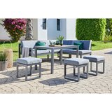Ambia Garden jedilna lounge garnitura tkanina aluminij, jeklo | Shoptok.si