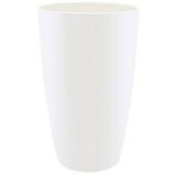 ELHO brussels Diamond Okrugla tegla za biljke Round High (Vanjska dimenzija (ø x V): 32 x 55 cm, Bijele boje, Plastika, Sjaj) Cijene