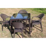  Sto 90x90 sa staklom Braon | Eponuda.com