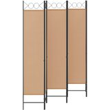  Razdjelnik prostora s 6 panela Bež 240 x 200 cm Tkanina | shoptok.hr