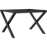  Noge za stolić za kavu s X-oblikom 60x40x38 cm čelik | shoptok.hr