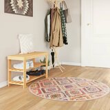 vidaXL Preproga pralna večbarvna Ø 120 cm protizdrsna | Shoptok.si