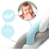 Ricokids omot za krevetić 2m - plavo-siva | shoptok.hr