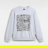 Vans Puloverji SKOOL DOODLE FT RELAXED CREW Siva | Shoptok.si