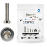 CNC Kitchen M2 Cheese Head Screws, Low Head (ISO 14580), Stainless Steel A2-70, M2x6 (25 pcs) Cene