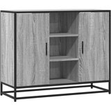 Maison Chic Komoda - Predalnik siva sonoma 92x35x76 cm inženirski les, (21717697) Cene