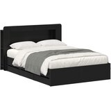  Okvir kreveta s pohranom Crna 150 x 200 cm Konstruirano drvo | Eponuda.com
