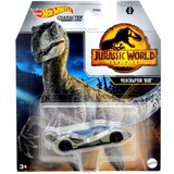 Hot Wheels metalni autić Jurassic World Velociraptor blue ( 1009870 ) Cene