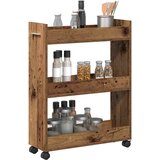  Cabinet s kotačem Staro drvo 60 x 22 x 79 cm | shoptok.hr