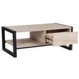 Hanah home sto za dnevnu sobu haldizen black travertine | ePonuda.com