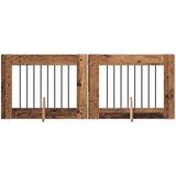  Vrata za pse s postoljem 2 pcs Staro drvo 80 x 60 cm | Eponuda.ba