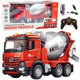 Kamion mikser na daljinsko upravljanje Mixer Construction RC 2.4G 9CH - crveni | shoptok.hr