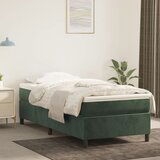 The Living Store Posteljni okvir temno zelen 80x200 cm žamet - Box Spring Posteljni Okvir, (21488228) Cene