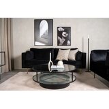Furniture Fashion Falsterbo klub stolić ⌀100 cm, crni | shoptok.hr
