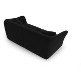 Cosmopolitan Design Črna žametna sedežna garnitura 206 cm Tokyo – | Shoptok.si