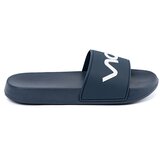 Shelvt Navy blue flip-flops with inscription | shoptok.hr